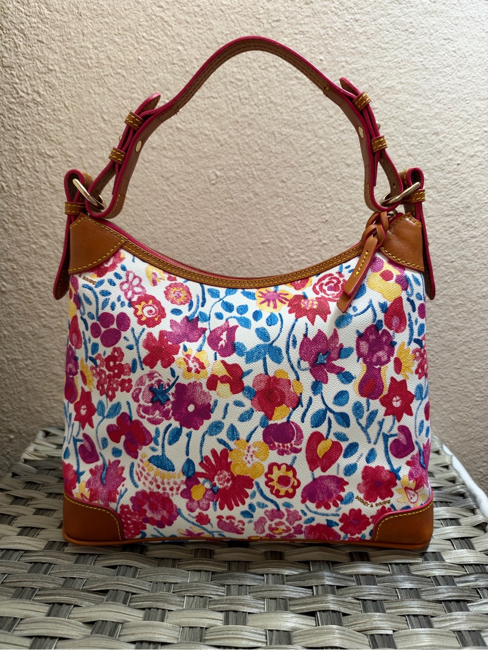 Dooney & Bourke Marabelle Floral Hobo Shoulder Bag - Picture 5 of 15